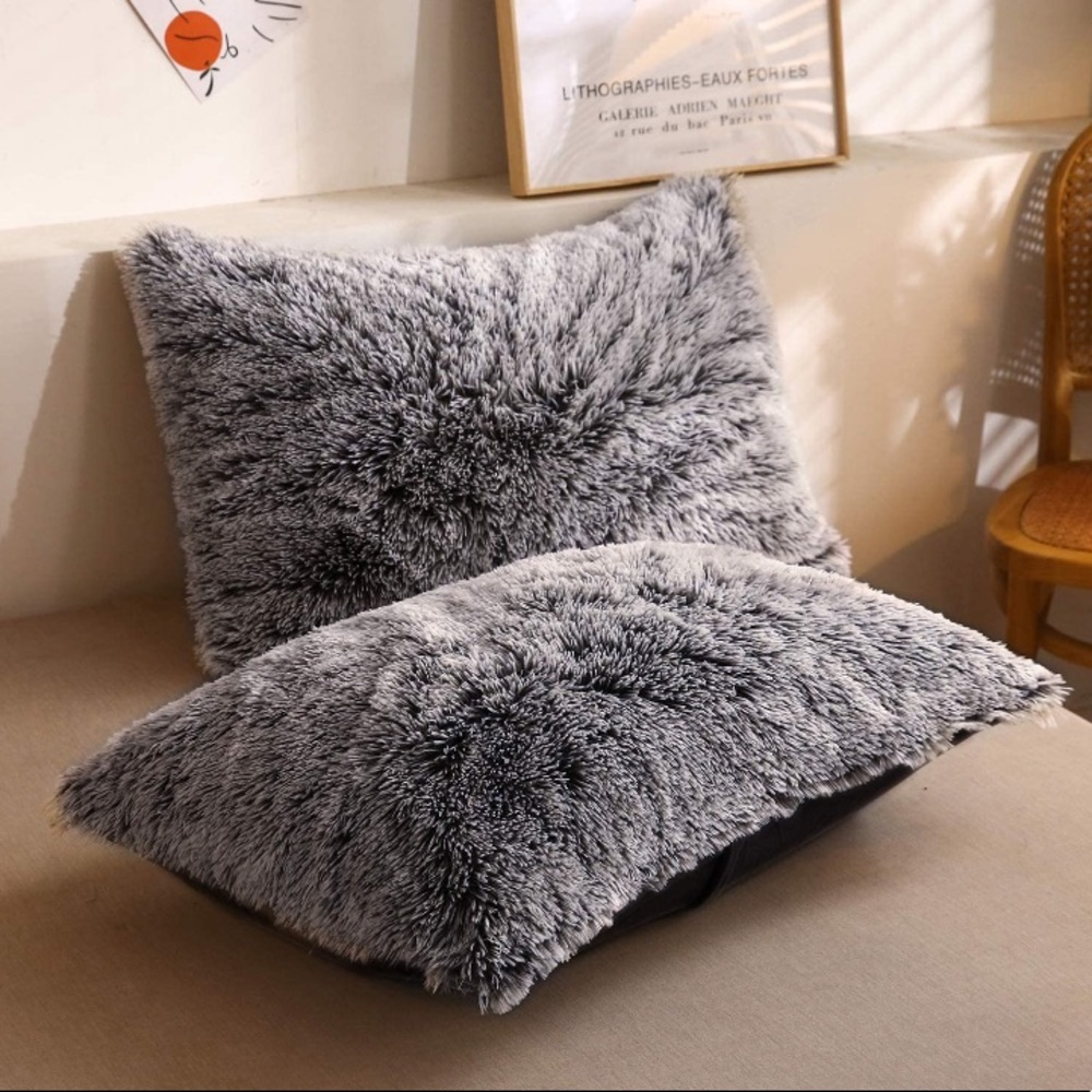 Plush Shaggy Duvet Cover Set of 3 Soft Velvet - Picture 4 of 7